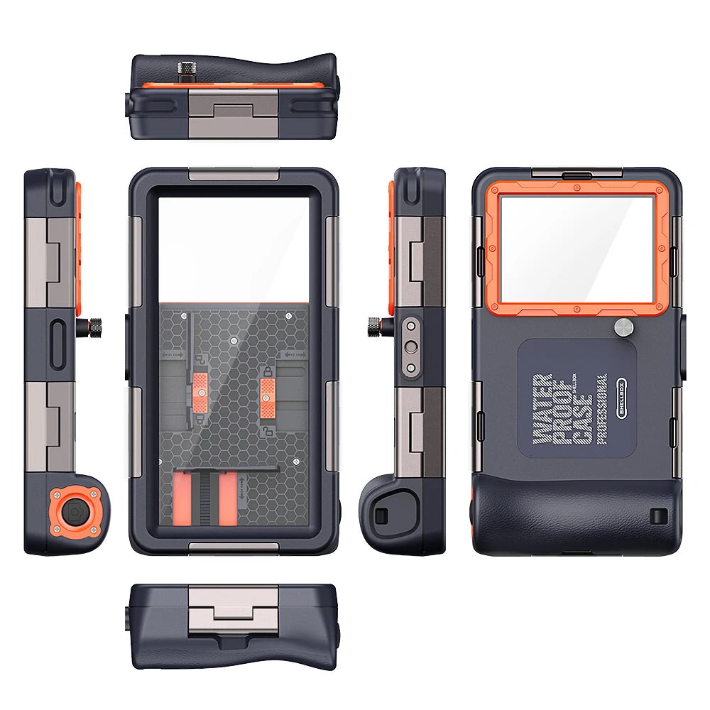 Shellbox Upgraded Waterproof Diving Phone Case | IP68 15m/50ft Underwater Photography Housing