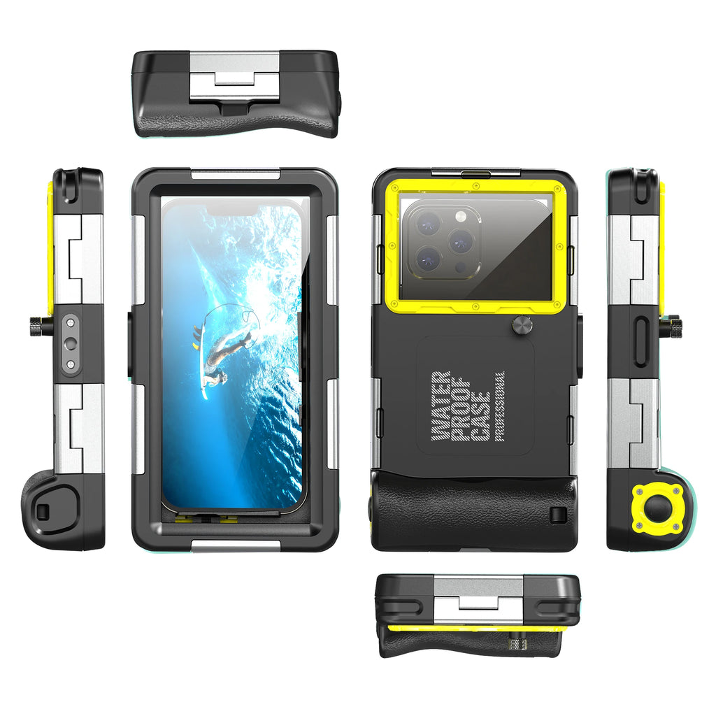 Shellbox Upgraded Waterproof Diving Phone Case | IP68 15m/50ft Underwater Photography Housing