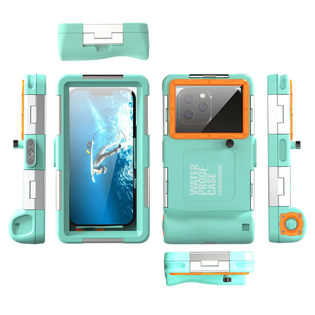 Shellbox Upgraded Waterproof Diving Phone Case | IP68 15m/50ft Underwater Photography Housing