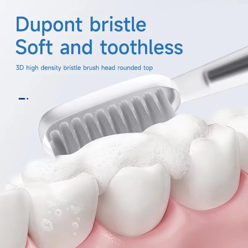 Ultra-Slim Electric Toothbrush for Women | Soft DuPont Bristles & Premium Metal Body