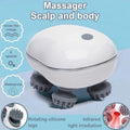 Electric Scalp Massager with Red Light Therapy | Deep Tissue Kneading & Hair Care