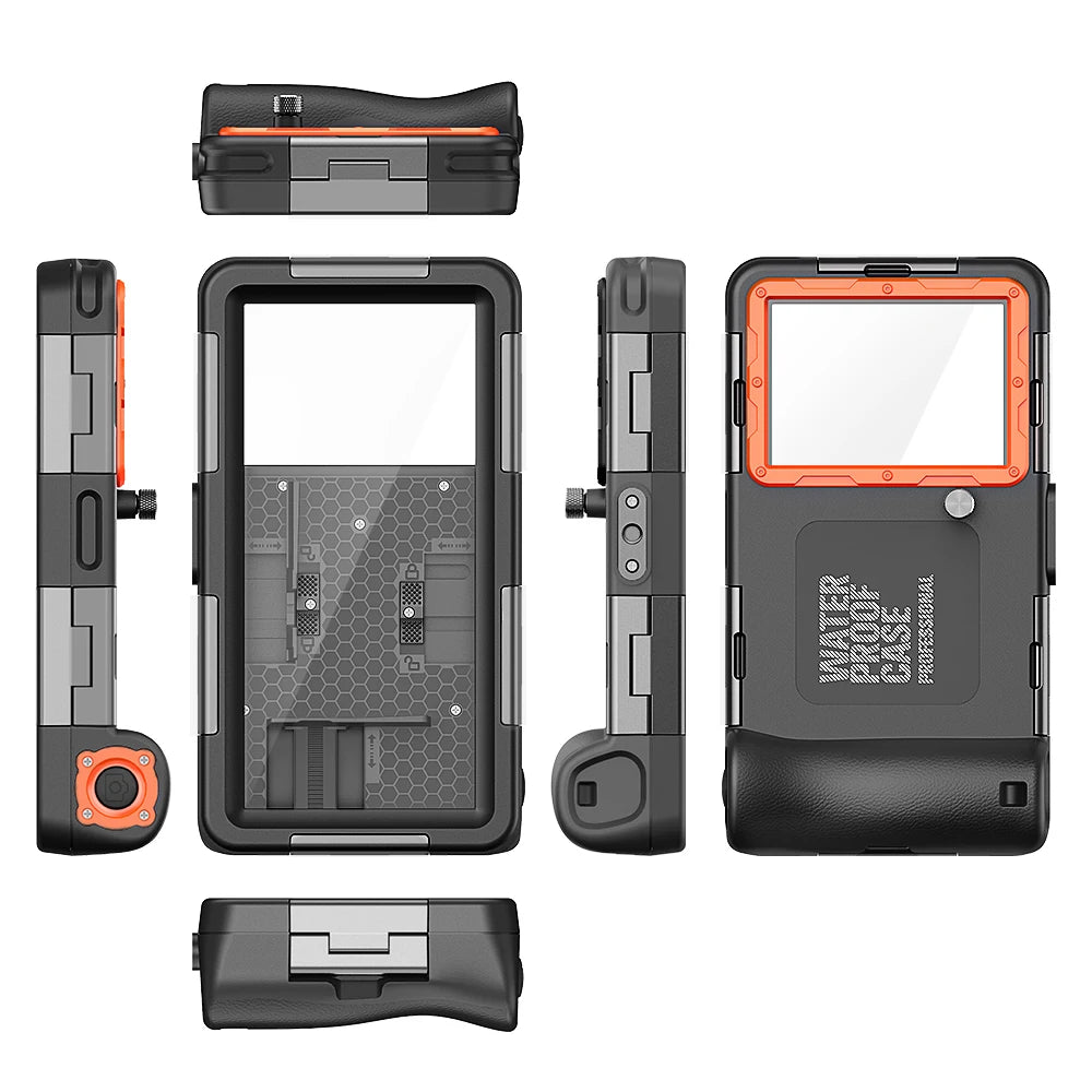 Shellbox Upgraded Waterproof Diving Phone Case | IP68 15m/50ft Underwater Photography Housing