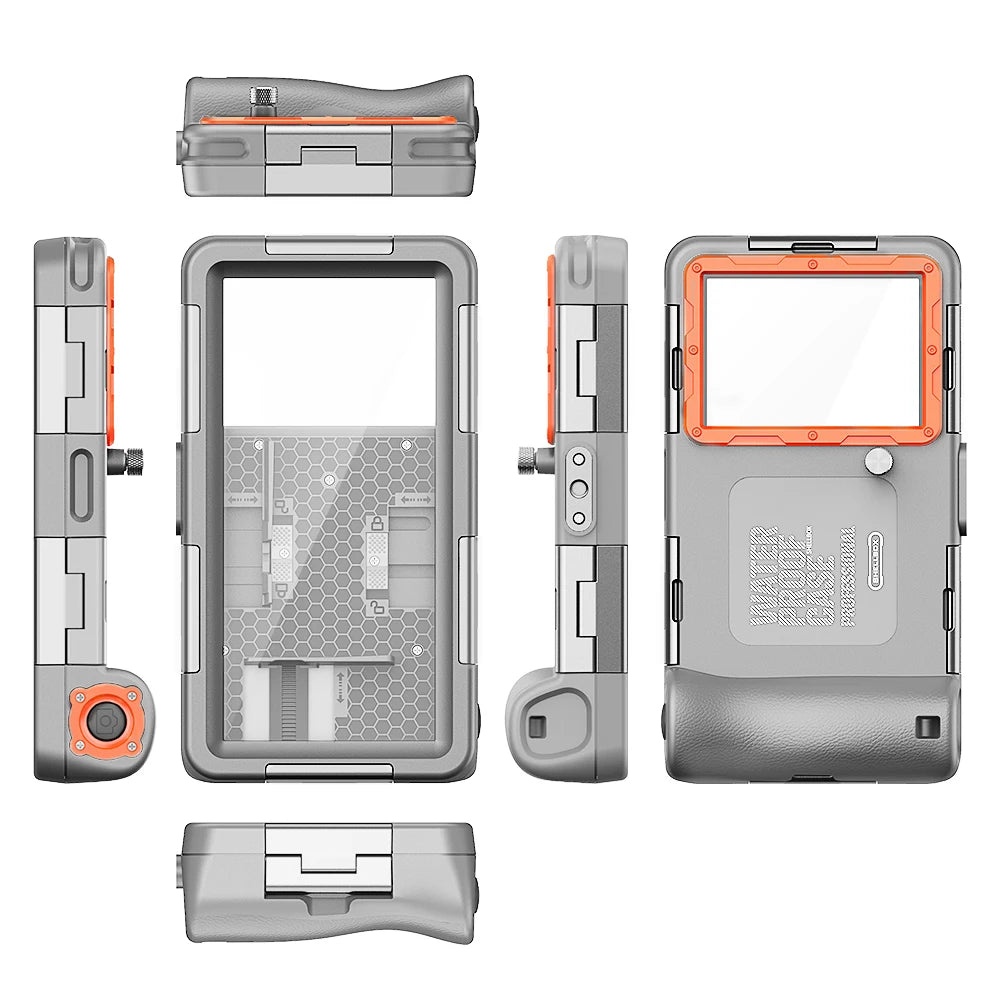 Shellbox Upgraded Waterproof Diving Phone Case | IP68 15m/50ft Underwater Photography Housing